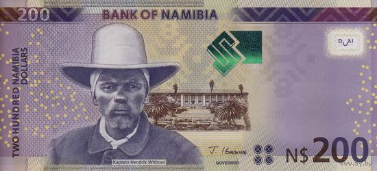 Намибия 200 долларов 2022 (UNC)