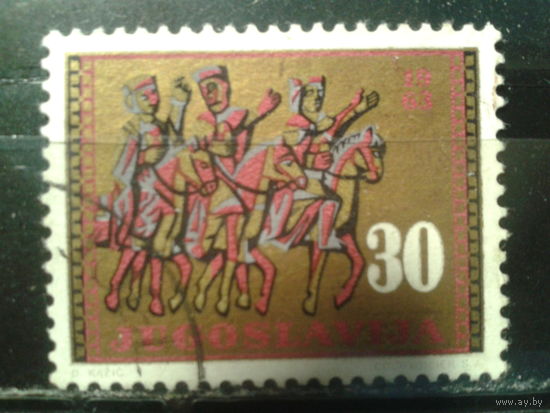 Югославия, 1963.Деталь двери собора в Сплите (13 в.)