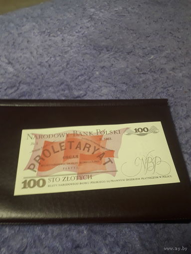 ПОЛЬША 100 злотых 1986 год