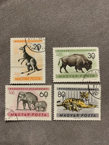 Венгрия 1967. Будапештский зоопарк. Полная серия