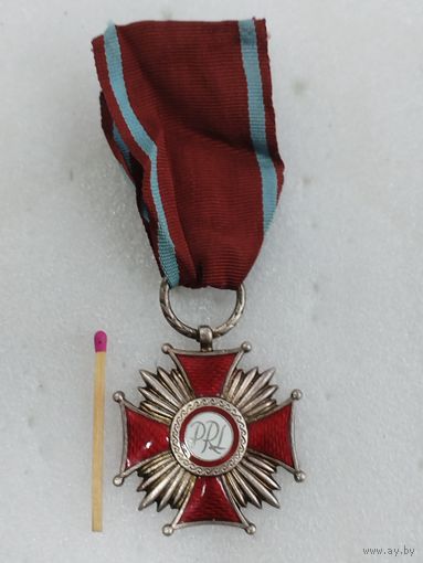 Знак ПНР. За заслуги (серебрянный). 2 степень
