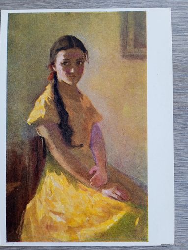 1958. Орлова. Портрет девушки