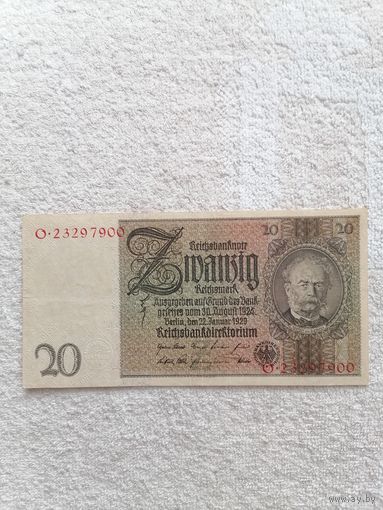 20 марок 1929 года