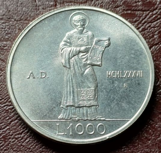 Сан-Марино 1000 лир, 1987      ( 1-13-3 )