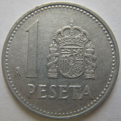 Испания 1 песета 1987 г.