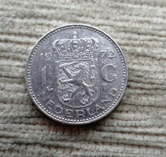 Werty71 Нидерланды 1 гульден 1972