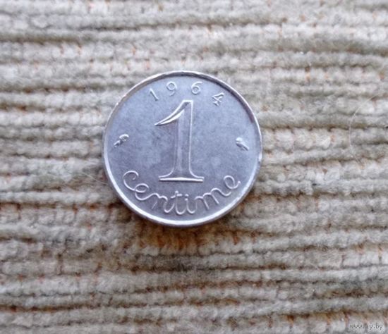 Werty71 Франция 1 сантим 1964 Колос
