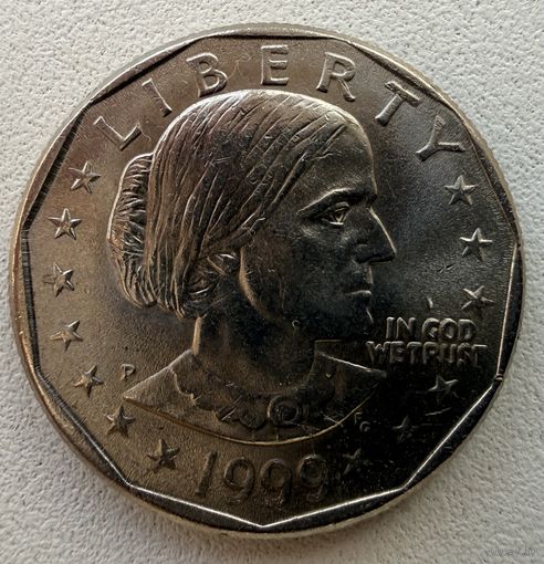 1 доллар Сьюзен Энтони 1999 P