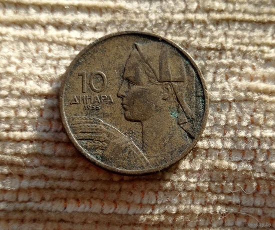 Werty71 Югославия 10 динаров 1955