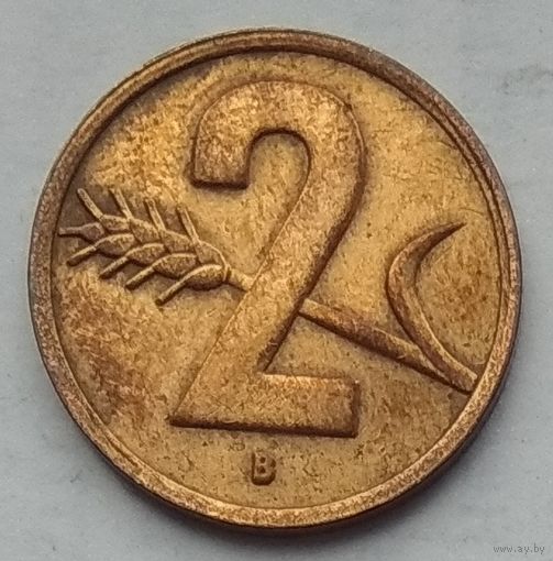 Швейцария 2 раппена 1951 г.