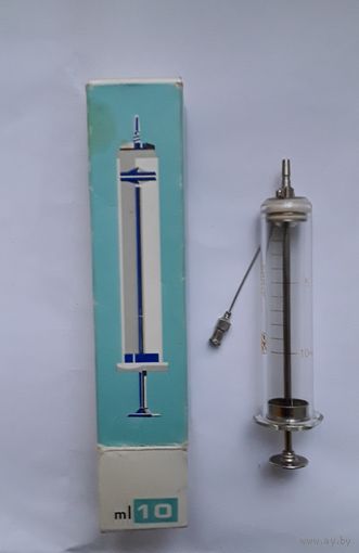 Шприц Чехословакия стекло