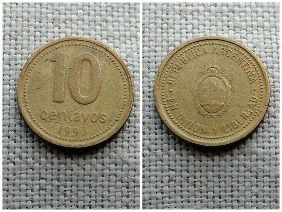 Аргентина 10 сентаво 1993