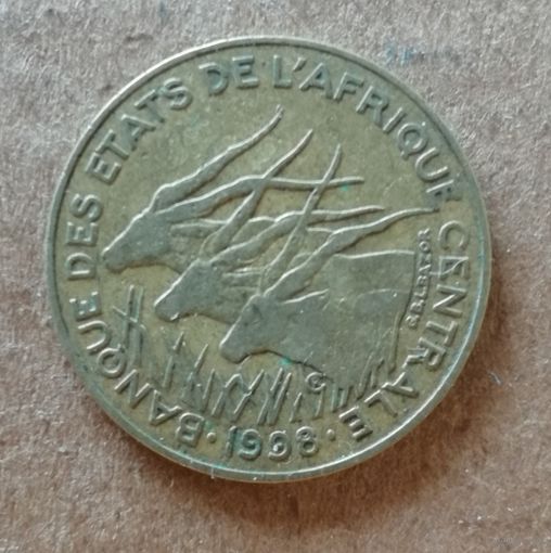 Центральная Африка (BEAC) 10 франков, 1998 г., KM# 9