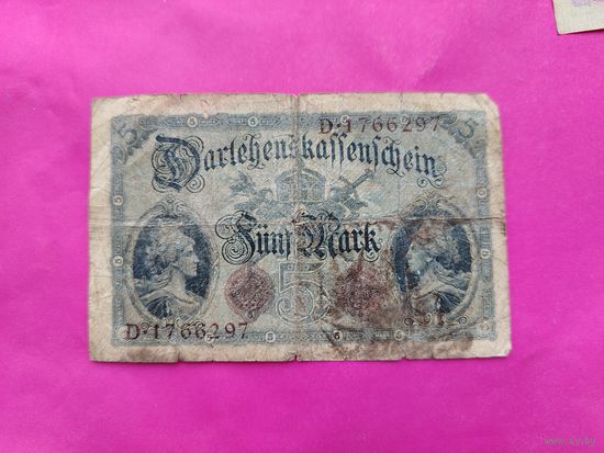 5 марок 1914 года.