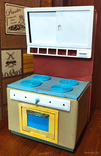 Детская кухня. СССР. Плита игрушечная. Игрушка