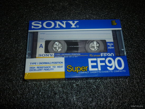 Аудиокассета SONY SuperEF90 Made in JAPAN