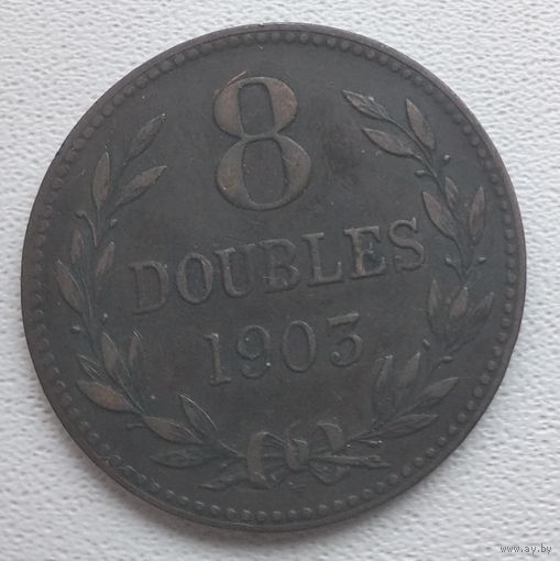 Гернси 8 дублей, 1903  6-6-7