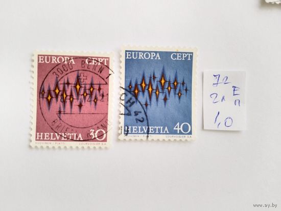 Швейцария   1972  2 м  *Е*