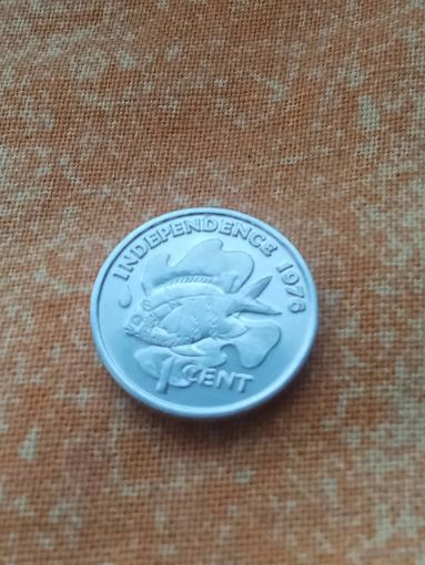 4. Распродажа! Сейшельские острова. 1 цент 1976 г. Редкая! UNC