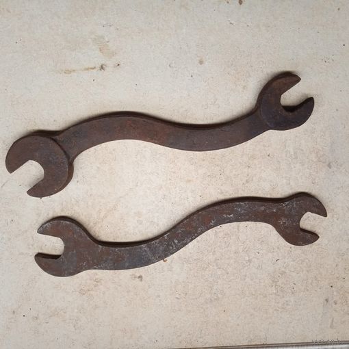 СТАРЫЙ, ГАЕЧНЫЙ КЛЮЧ. 2шт. для дизайна....