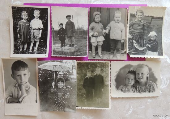 Фото "Дети 1950-х гг.", 8 шт.