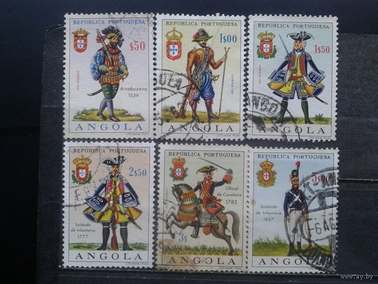 Ангола, колония Португалии, 1966. Военная форма периода 1539-1873 г.г.