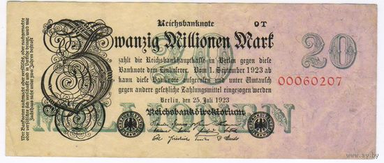 20000000 марок 1923
