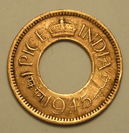 Брит. Индия 1 Пайс 1945