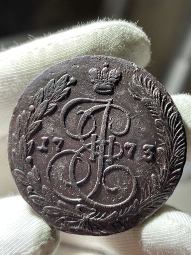 5 копеек 1773 ЕМ без МЦ.Кладовая.Состояние!