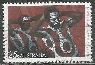 Австралия. Искусство аборигенов. 1971г. Mi#473.