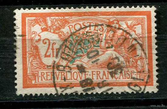 Франция - 1920 - Аллегория 2Fr - [Mi.139] - 1 марка. Гашеная.  (Лот 33JG)-TG2P22