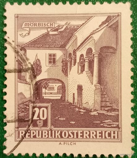 Австрия 1961. Фермерский дом в коммуне Мёрбиш-ам-Зе регион Бургенланд