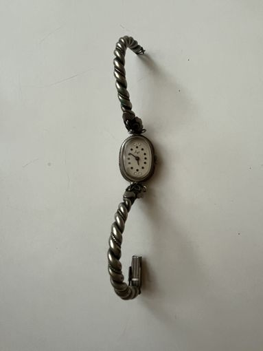 Часы Луч СССР скань мельхиор