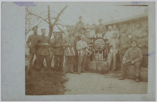 Германские солдаты. Первая Мировая война.