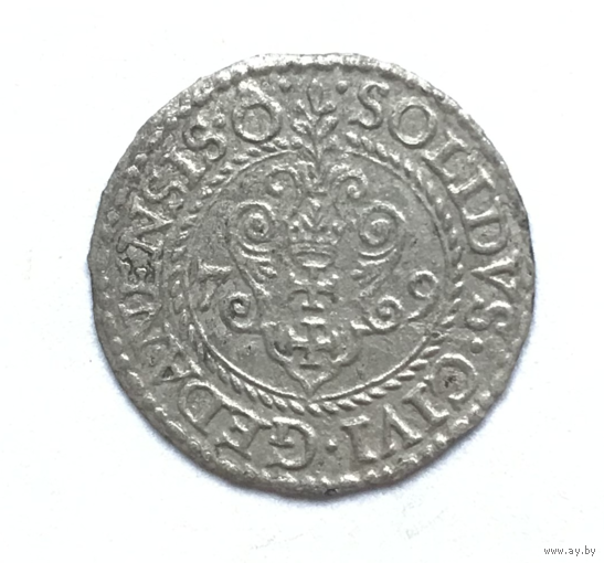 Солид 1579 год - Стефан Баторий - ОЧЕНЬ РЕДКИЙ СОХРАН!!! - С 1 рубля! - РАСПРОДАЖА! Смотрите другие мои лоты!