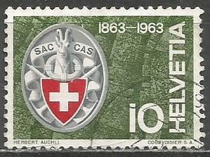 Швейцария. 100 лет Альпен-клубу. 1963г. Mi#769.