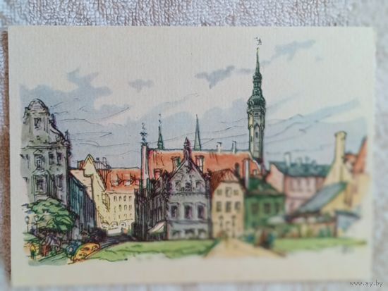 1959. Соанс. Таллин. Вид на ул. Кулласепа