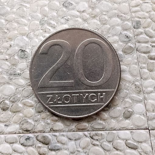20 злотых 1989 года Польша. Народная Республика.
