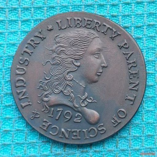 США 1 цент 1792 года. Предложи свою цену или обмен!