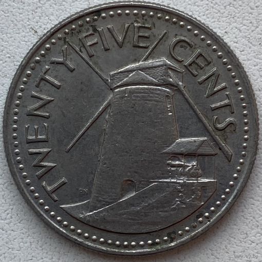 Барбадос 25 центов 1973 г.
