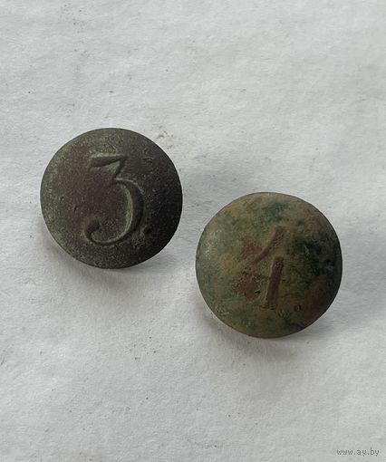 Пуговицы РИ N 3,4