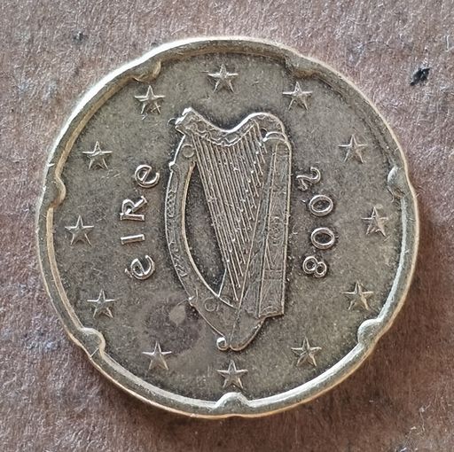 Ирландия 20 евроцентов 2008 г.,  KM# 48