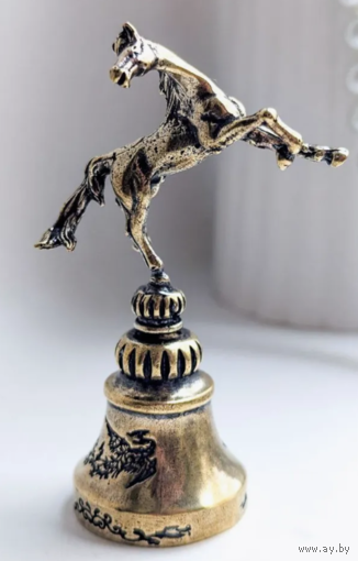 Колокольчик Лошадь Бронза