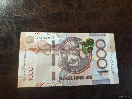 Казахстан 1000 тенге образца 2024 года UNC pw52 серия АК см доп фото