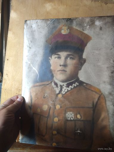 Большая фотография Польского Офицера