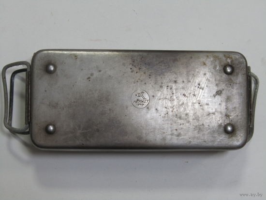 Стерилизатор. Бикс. Футляр для стерилизации многоразовых стеклянных шприцев и игл. WW II. ВОВ. Времен Великой Отечетвенной войны. Ретро СССР 1941 г. м