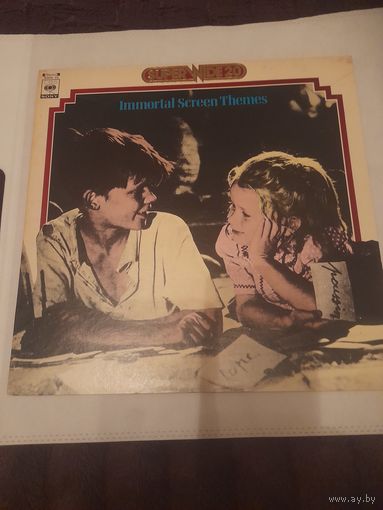 Various artists soundtracks  "IMMORTAL SCREEN THEMES"   LP JAPAN CBS/SONY SOPO29 -- NM/VG++