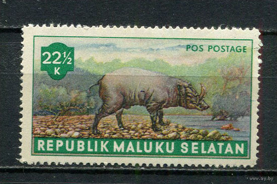 Малуку Селатан - 1953 - Фауна. Бабирусса 22 1/2к - 1 марка. MNH.  (Лот 39HT)-TG3P15