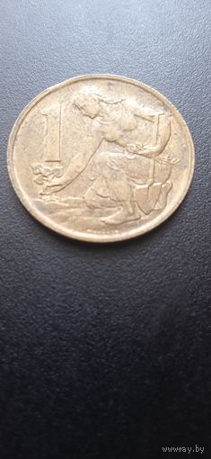 Чехословакия 1 крона 1969 г.