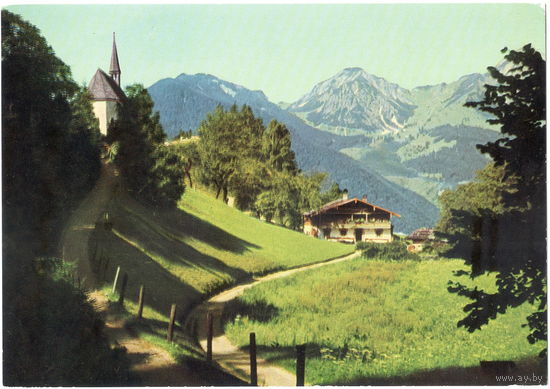 Открытка, Европа, ХХ в. Чистая.